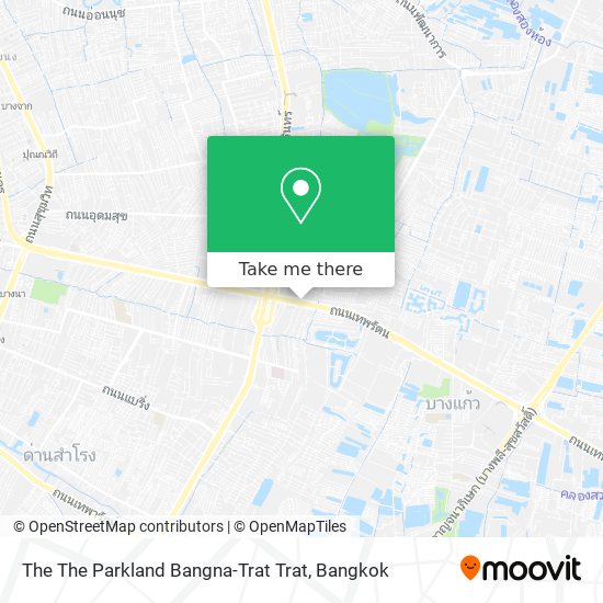 The The Parkland Bangna-Trat Trat map