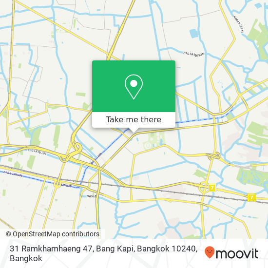 31 Ramkhamhaeng 47, Bang Kapi, Bangkok 10240 map