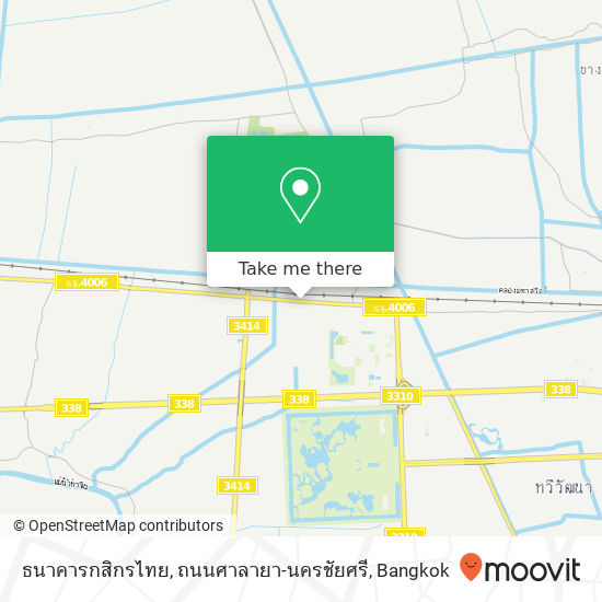 ธนาคารกสิกรไทย, ถนนศาลายา-นครชัยศรี map