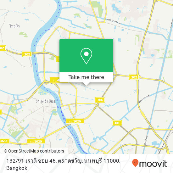 132 / 91 เรวดี ซอย 46, ตลาดขวัญ, นนทบุรี 11000 map