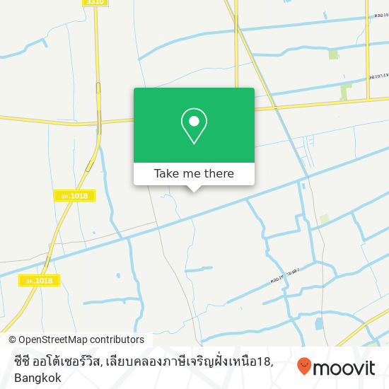 ซีซี ออโต้เซอร์วิส, เลียบคลองภาษีเจริญฝั่งเหนือ18 map