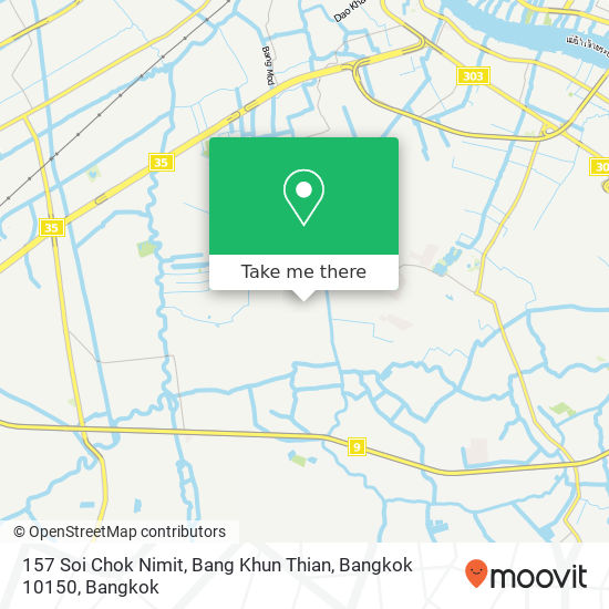 157 Soi Chok Nimit, Bang Khun Thian, Bangkok 10150 map