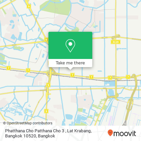 Phatthana Cho Patthana Cho 3 , Lat Krabang, Bangkok 10520 map