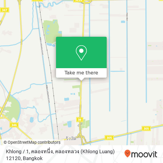 Khlong / 1, คลองหนึ่ง, คลองหลวง (Khlong Luang) 12120 map