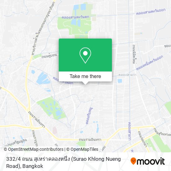 332 / 4 ถนน สุเหร่าคลองหนึ่ง (Surao Khlong Nueng Road) map