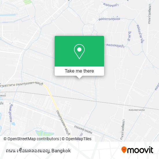 ถนน เชื่อมคลองมอญ map