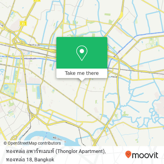 ทองหล่อ อพาร์ทเมนท์ (Thonglor Apartment), ทองหล่อ 18 map