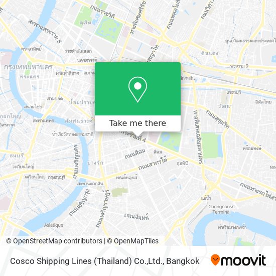 Cosco Shipping Lines (Thailand) Co.,Ltd. map