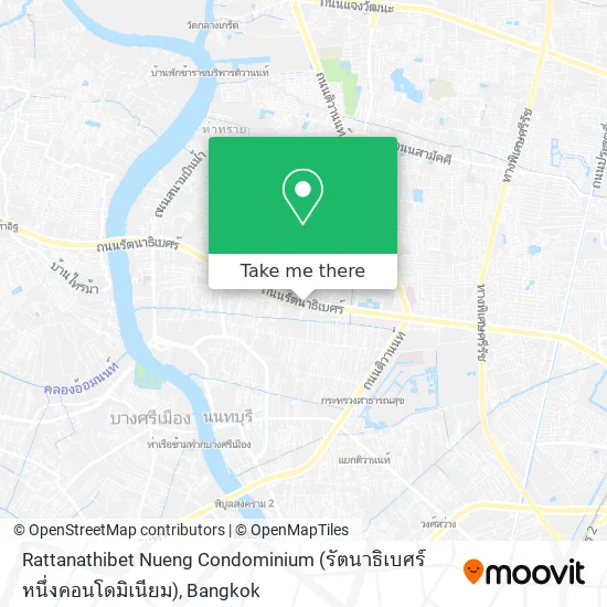 Rattanathibet Nueng Condominium (รัตนาธิเบศร์ หนึ่งคอนโดมิเนียม) map