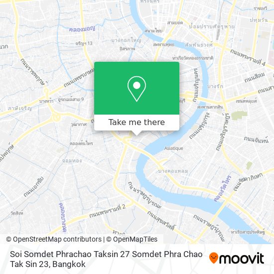 Soi Somdet Phrachao Taksin 27 Somdet Phra Chao Tak Sin 23 map