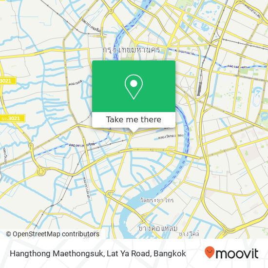 Hangthong Maethongsuk, Lat Ya Road map