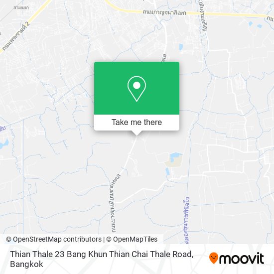 Thian Thale 23 Bang Khun Thian Chai Thale Road map