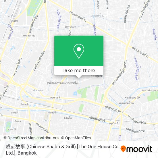 成都故事 (Chinese Shabu & Grill) [The One House Co., Ltd.] map