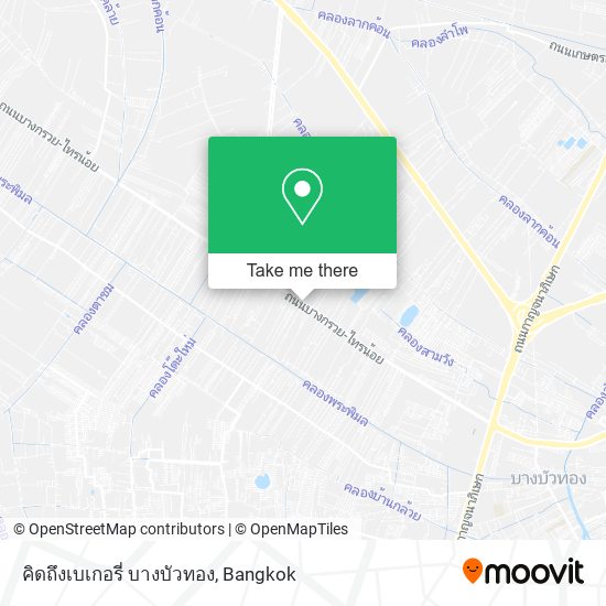 คิดถึงเบเกอรี่ บางบัวทอง map
