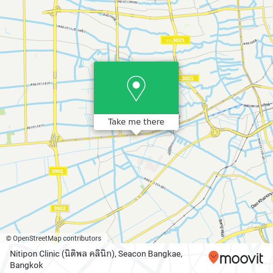 Nitipon Clinic (นิติพล คลินิก), Seacon Bangkae map