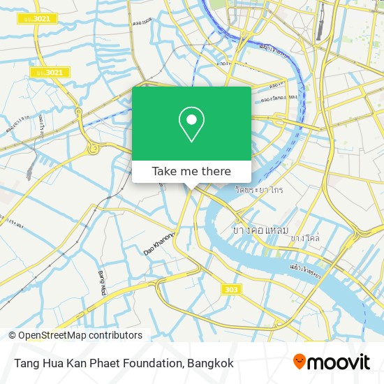 Tang Hua Kan Phaet Foundation map