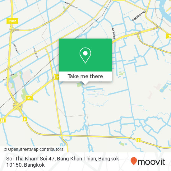 Soi Tha Kham Soi 47, Bang Khun Thian, Bangkok 10150 map