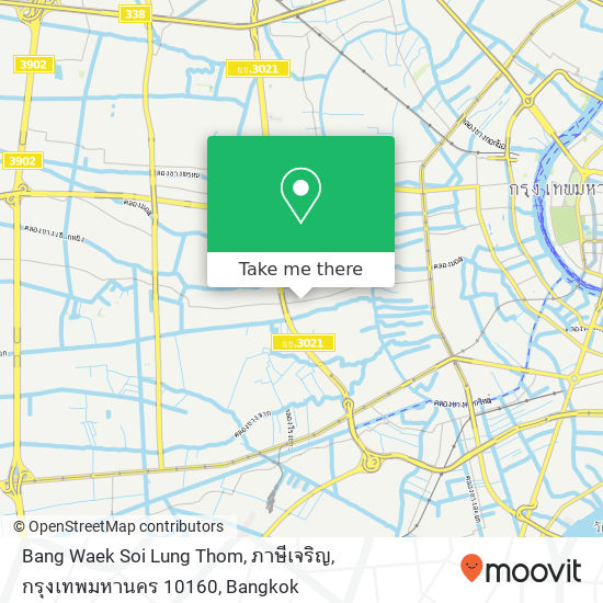 Bang Waek Soi Lung Thom, ภาษีเจริญ, กรุงเทพมหานคร 10160 map