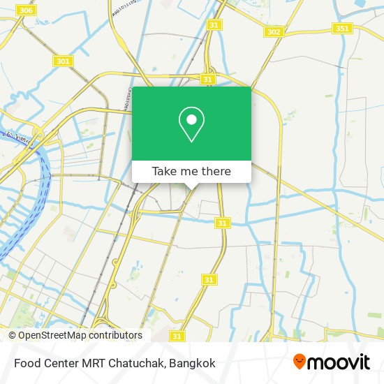 Food Center MRT Chatuchak map