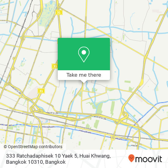 333 Ratchadaphisek 10 Yaek 5, Huai Khwang, Bangkok 10310 map