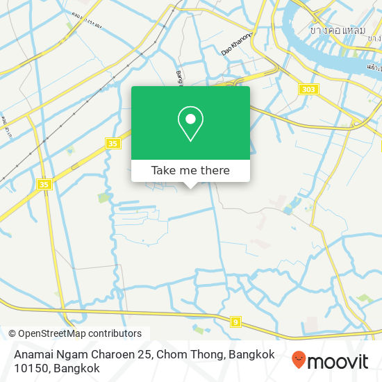 Anamai Ngam Charoen 25, Chom Thong, Bangkok 10150 map