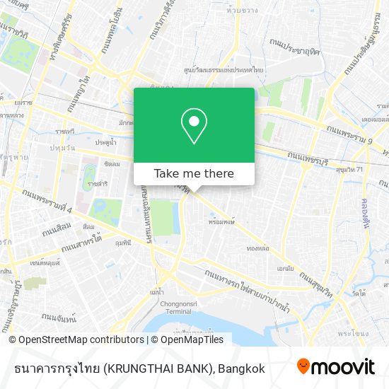 ธนาคารกรุงไทย (KRUNGTHAI BANK) map