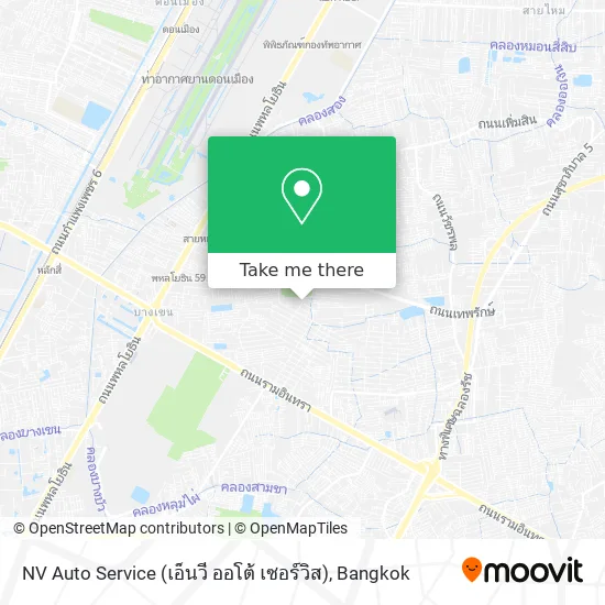 NV Auto Service (เอ็นวี ออโต้ เซอร์วิส) map