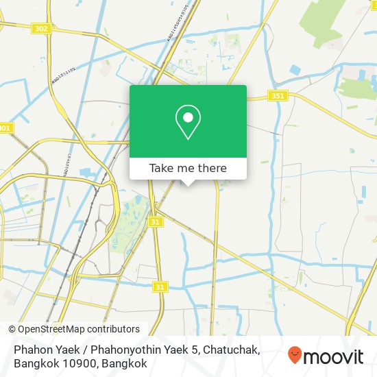 Phahon Yaek / Phahonyothin Yaek 5, Chatuchak, Bangkok 10900 map