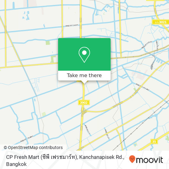 CP Fresh Mart (ซีพี เฟรชมาร์ท), Kanchanapisek Rd. map