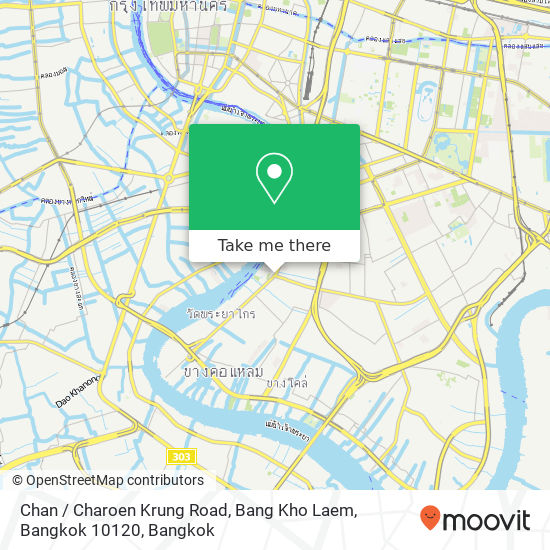 Chan / Charoen Krung Road, Bang Kho Laem, Bangkok 10120 map