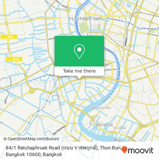 84 / 1 Ratchaphruek Road (ถนน ราชพฤกษ์), Thon Buri, Bangkok 10600 map