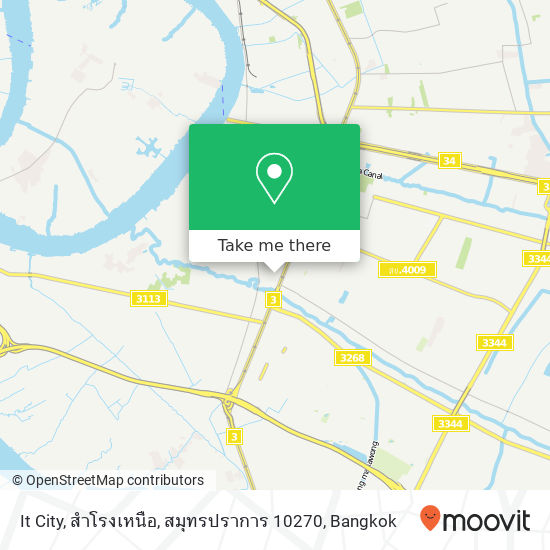 It City, สำโรงเหนือ, สมุทรปราการ 10270 map