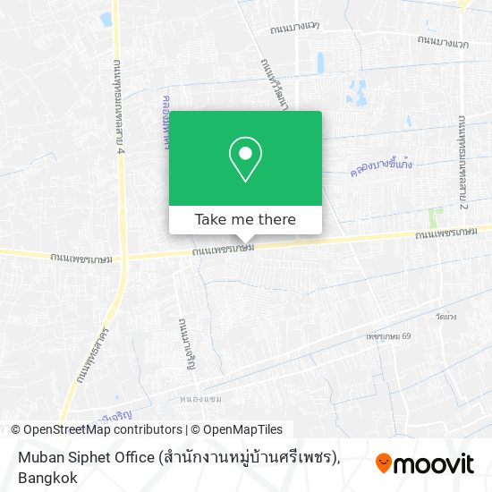 Muban Siphet Office (สำนักงานหมู่บ้านศรีเพชร) map