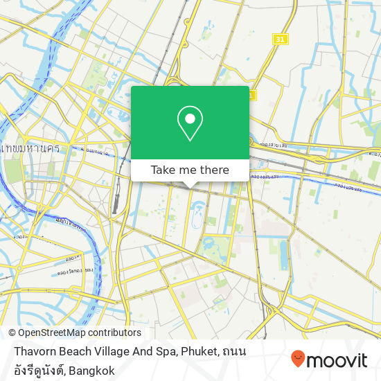 Thavorn Beach Village And Spa, Phuket, ถนน อังรีดูนังต์ map