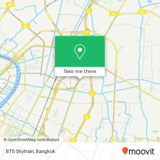 BTS Skytrain map