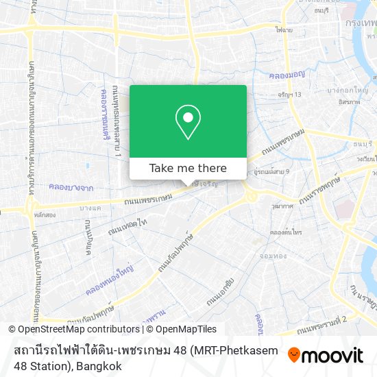 สถานีรถไฟฟ้าใต้ดิน-เพชรเกษม 48 (MRT-Phetkasem 48 Station) map