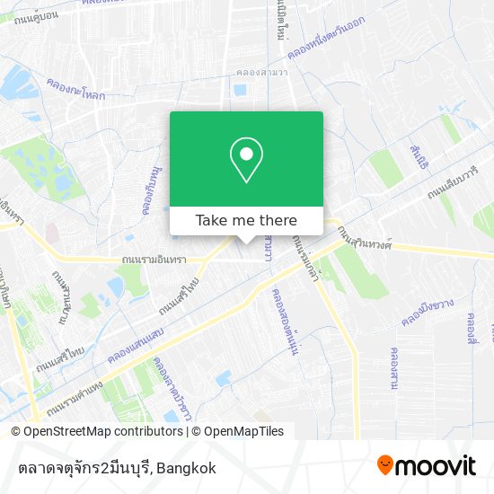 ตลาดจตุจักร2มีนบุรี map
