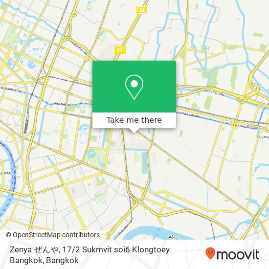 Zenya ぜんや, 17 / 2 Sukmvit soi6 Klongtoey Bangkok map