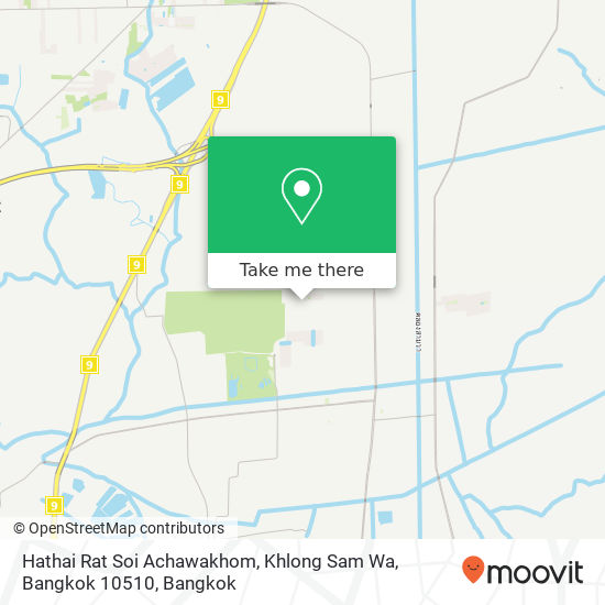 Hathai Rat Soi Achawakhom, Khlong Sam Wa, Bangkok 10510 map