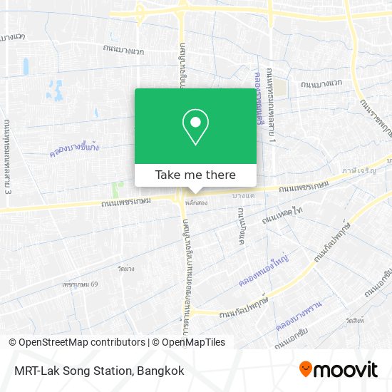 MRT-Lak Song Station map