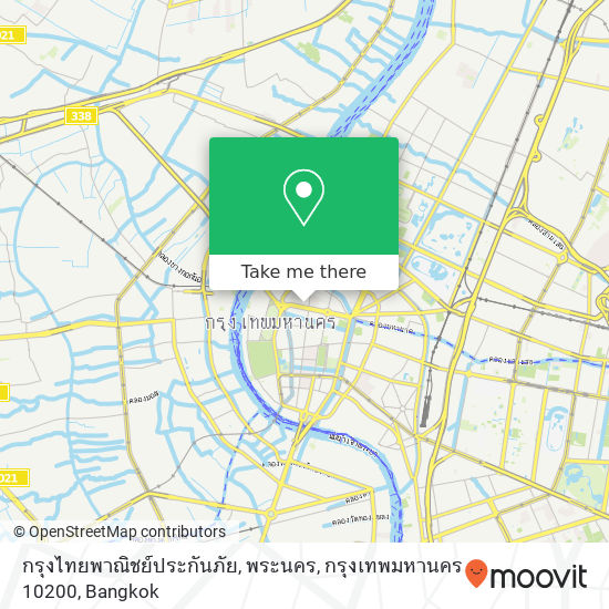 กรุงไทยพาณิชย์ประกันภัย, พระนคร, กรุงเทพมหานคร 10200 map