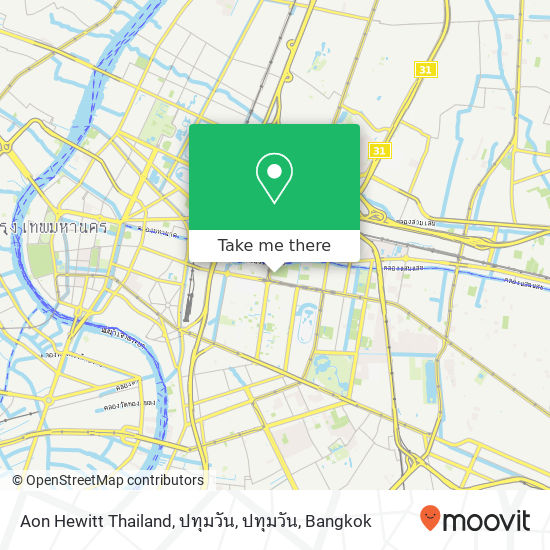 Aon Hewitt Thailand, ปทุมวัน, ปทุมวัน map