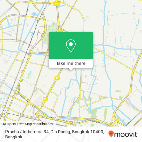 Pracha / Inthamara 34, Din Daeng, Bangkok 10400 map