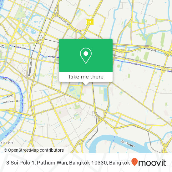 3 Soi Polo 1, Pathum Wan, Bangkok 10330 map