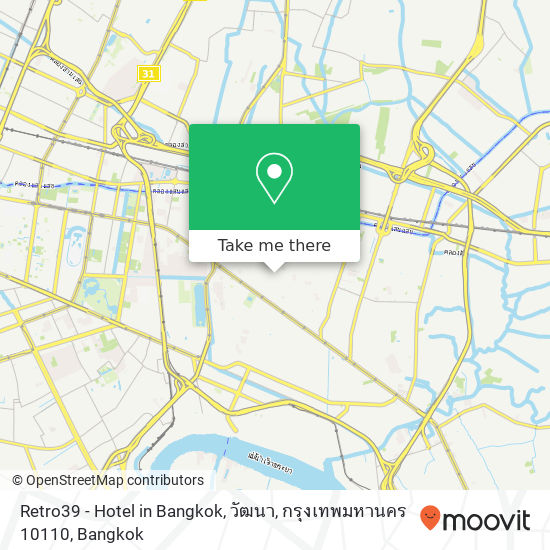 Retro39 - Hotel in Bangkok, วัฒนา, กรุงเทพมหานคร 10110 map