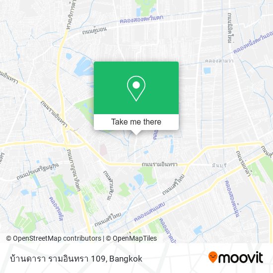 บ้านดารา รามอินทรา 109 map