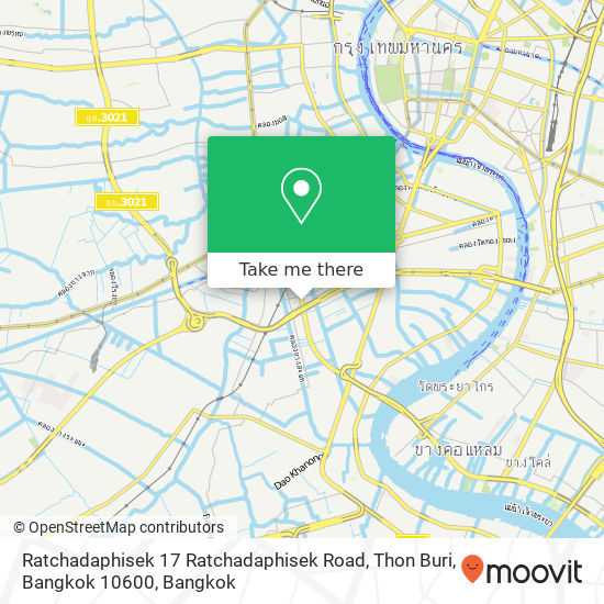 Ratchadaphisek 17 Ratchadaphisek Road, Thon Buri, Bangkok 10600 map