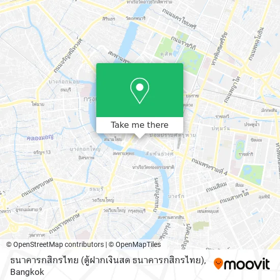 ธนาคารกสิกรไทย (ตู้ฝากเงินสด ธนาคารกสิกรไทย) map