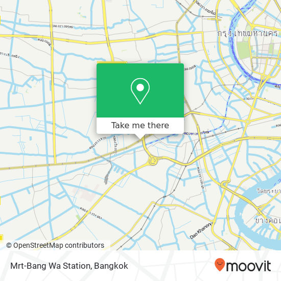 Mrt-Bang Wa Station map