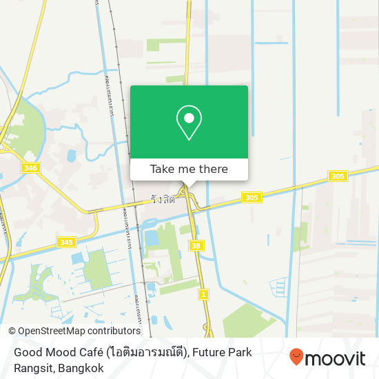 Good Mood Café (ไอติมอารมณ์ดี), Future Park Rangsit map
